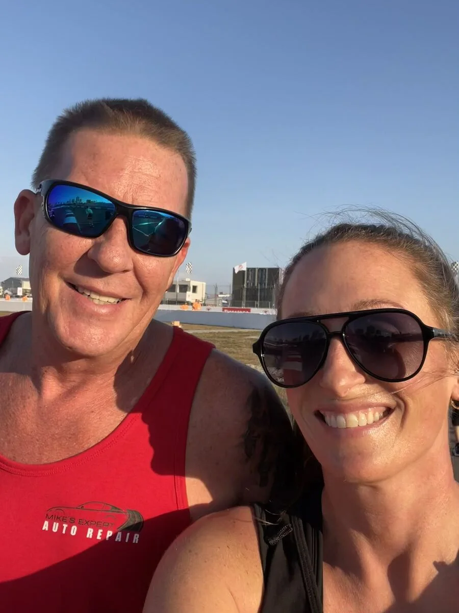 Mike and his wife, owners of Mike's Expert Auto Repair in Pinellas Park